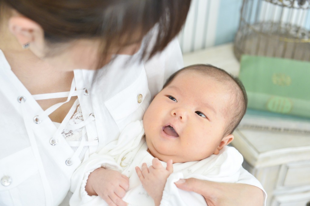 当スタジオで撮影したベビーフォト